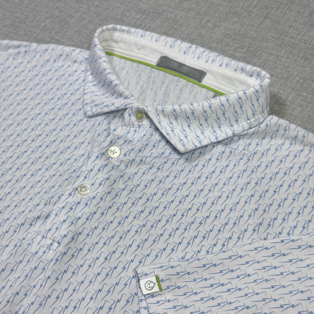 Tasc Performance Polo Shirt Mens XL White Micro Modal‎ Golf Performance